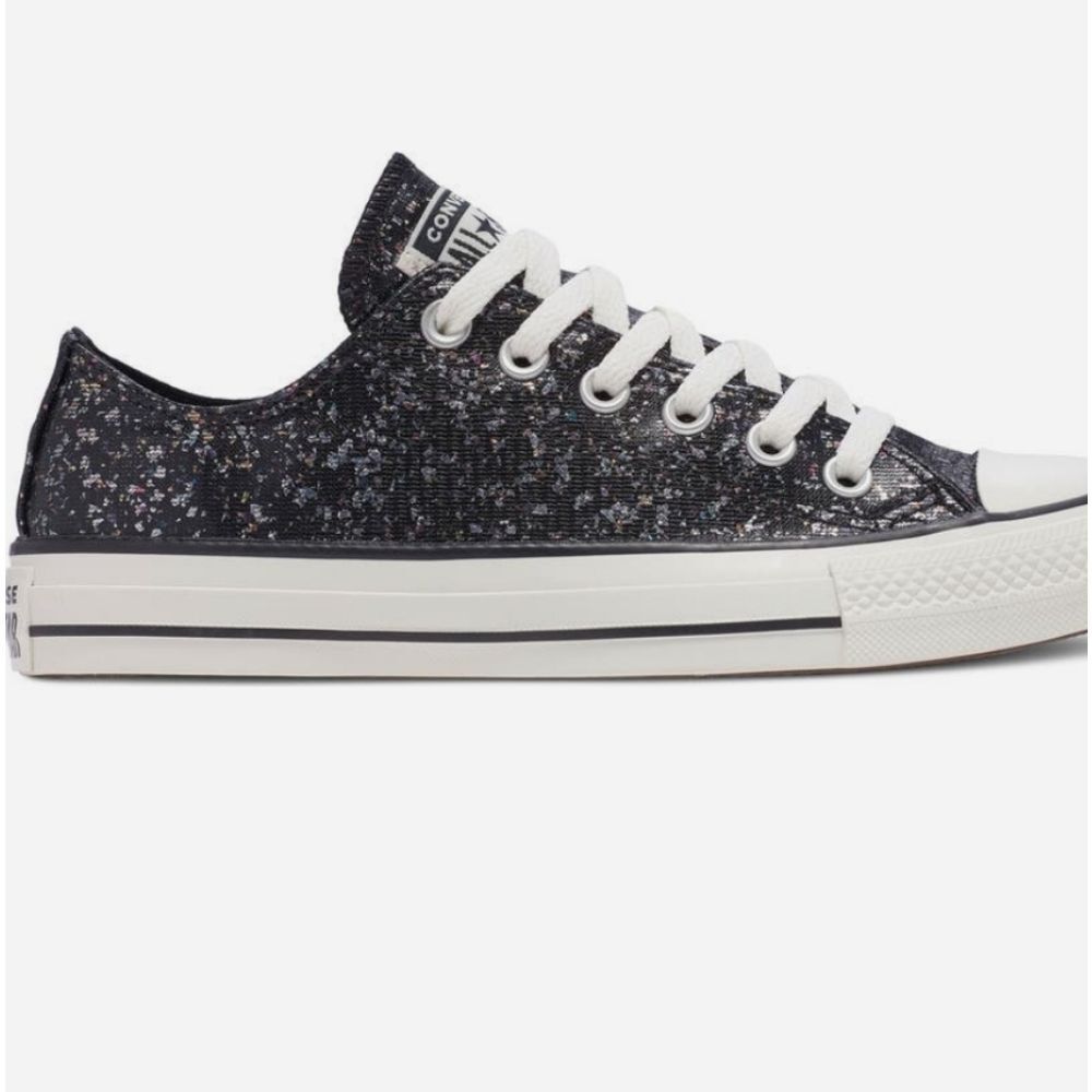 Converse Chuck Taylor All Star Low Top- Black/Multi - Picture 5 of 11